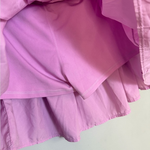 Frankie’s bikini windy tennis skirt with build in shorts, baby pink color, XL - Picture 6 of 8